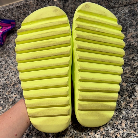 Yeezy Glow Slides, EUC - Picture 5 of 7
